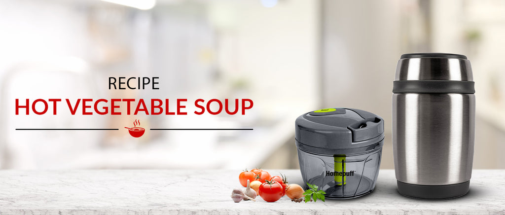 How to Use Vegetable Chopper to Cook Soup