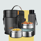 Ultimate Office Set- Insulated Lunch Box And Bottle