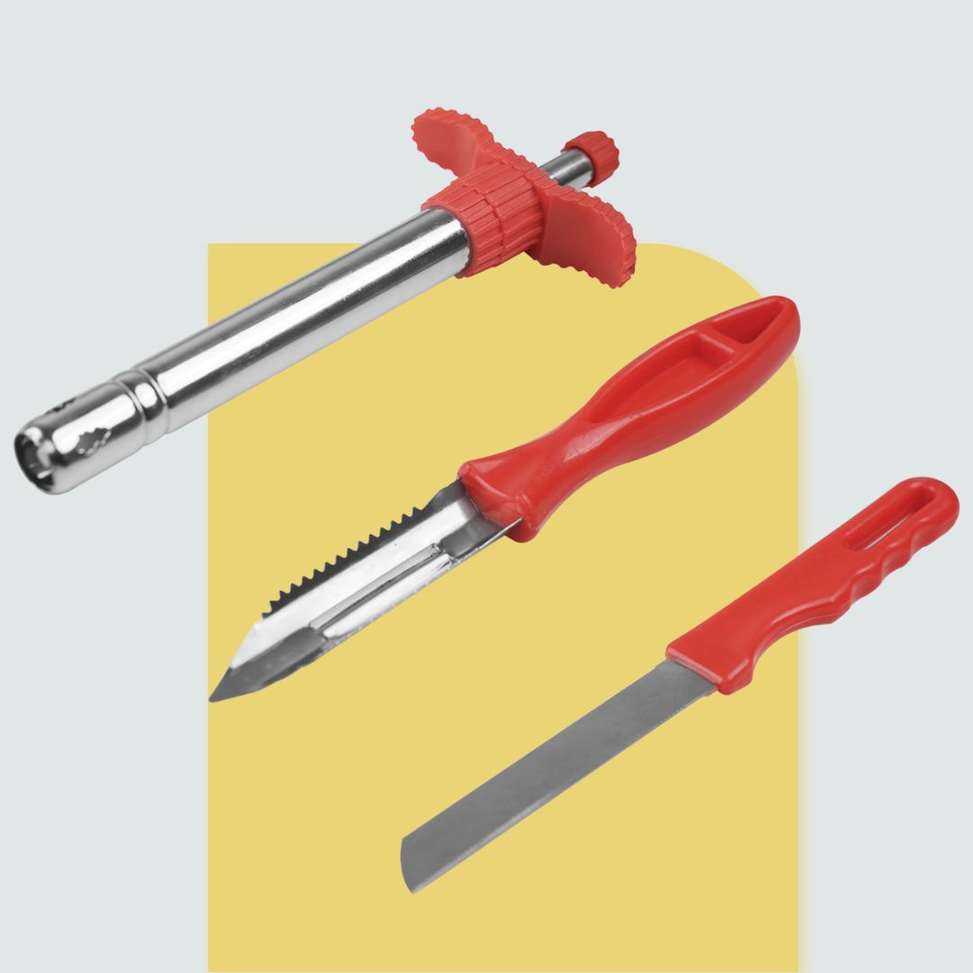 Stove Lighter + Knife + Peeler