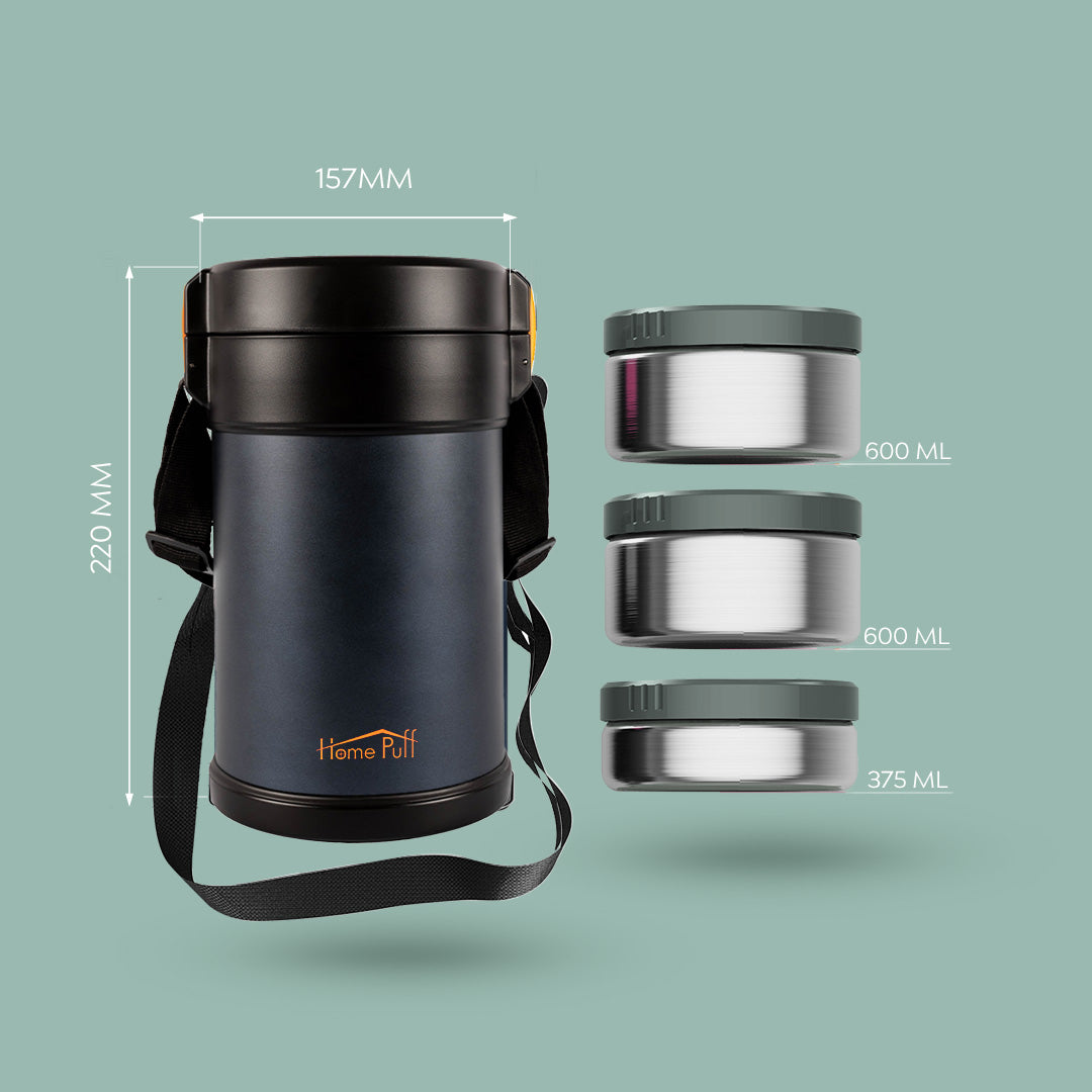 Ultimate Office Set- Insulated Lunch Box And Bottle