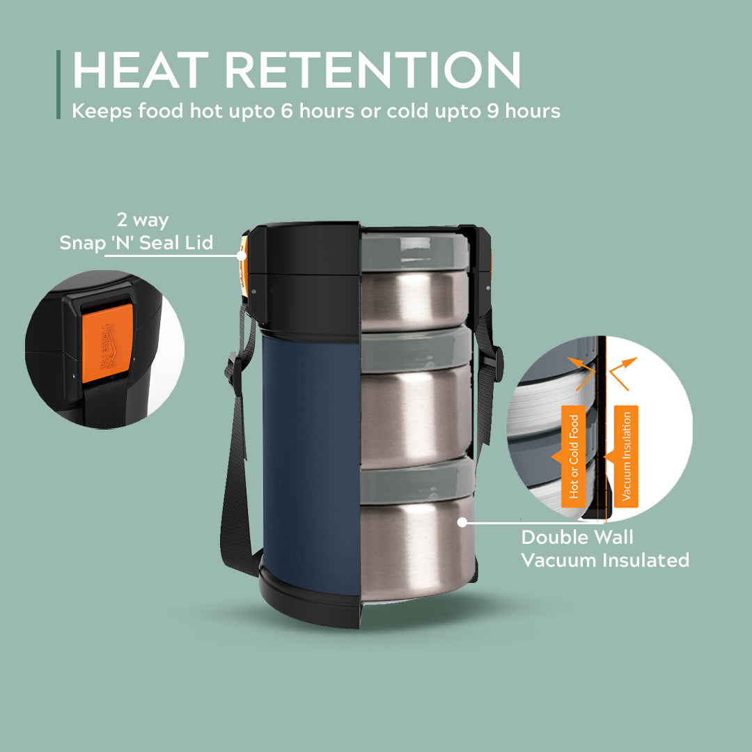 Ultimate Office Set- Insulated Lunch Box And Bottle