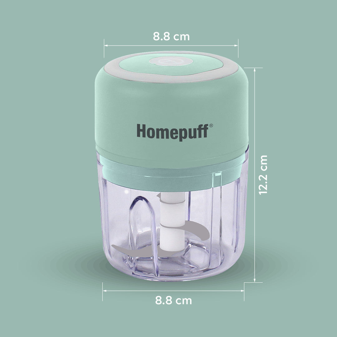 Electric Chopper 250 ML - 3 Blades- Green