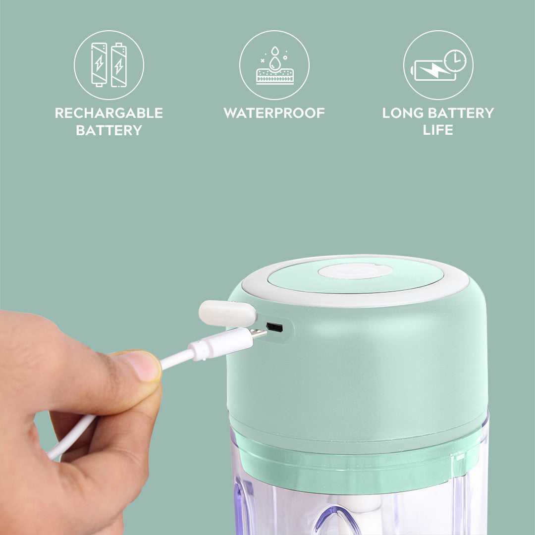 Electric Chopper 250 ML - 3 Blades- Green