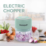 Electric Chopper 250 ML - 3 Blades- Green