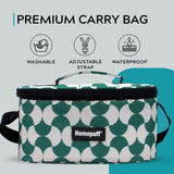 Steel Lunch Box- Set of 4, with Bag- Teal