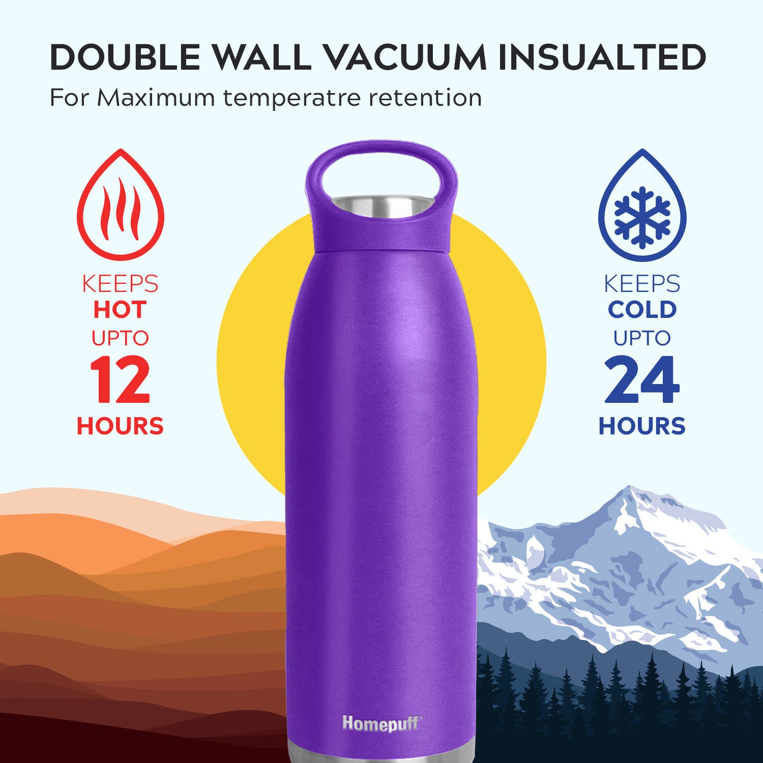 Oasis Insulated Bottle, 900ML