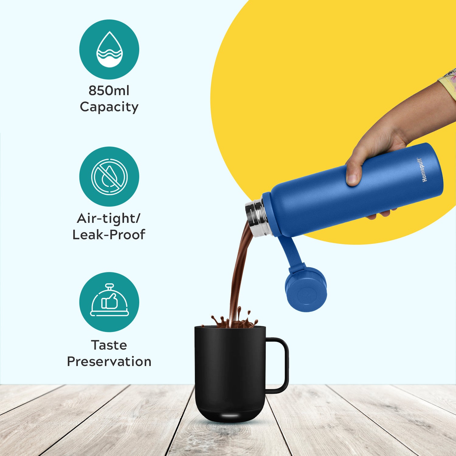 Wave Sports Insulated Bottle - 850 ML