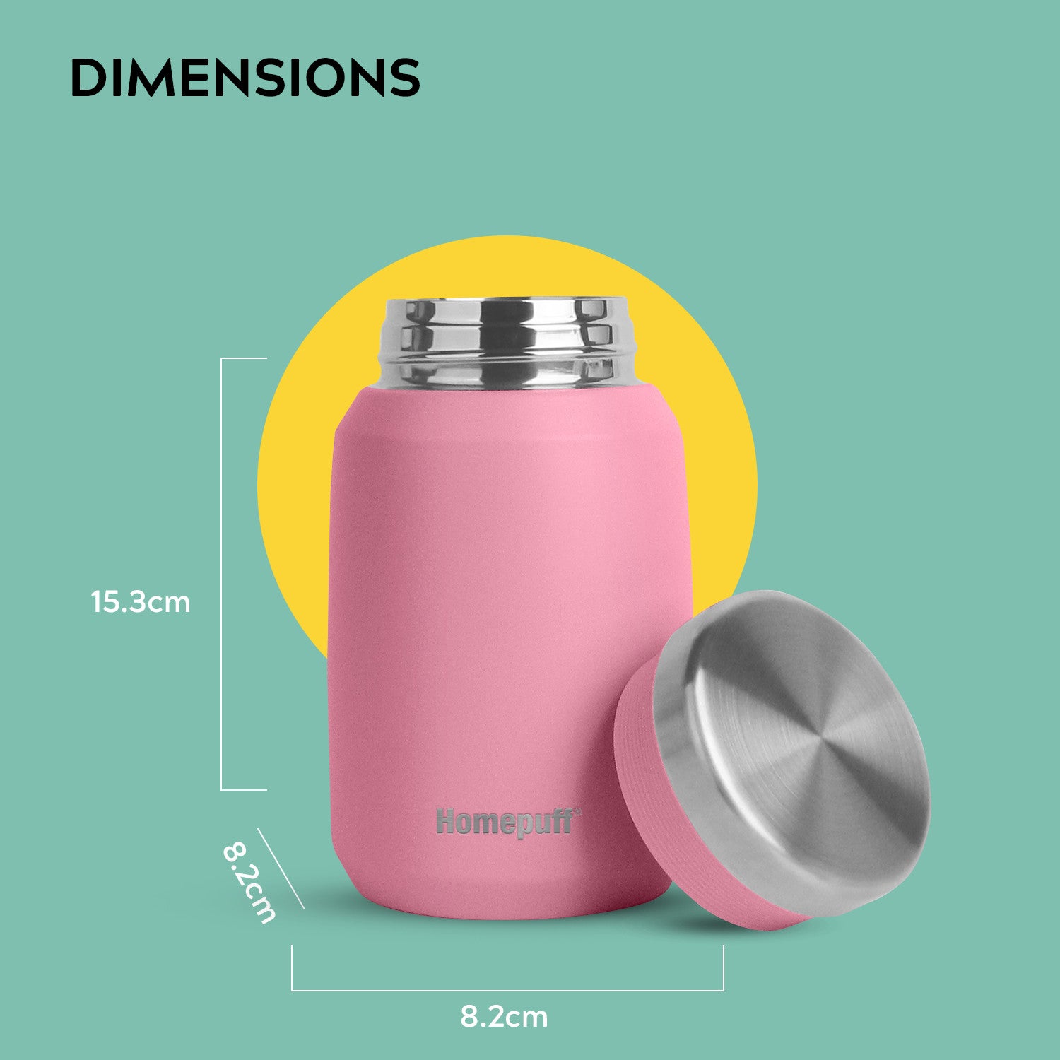 Food Jar - 350-GRY