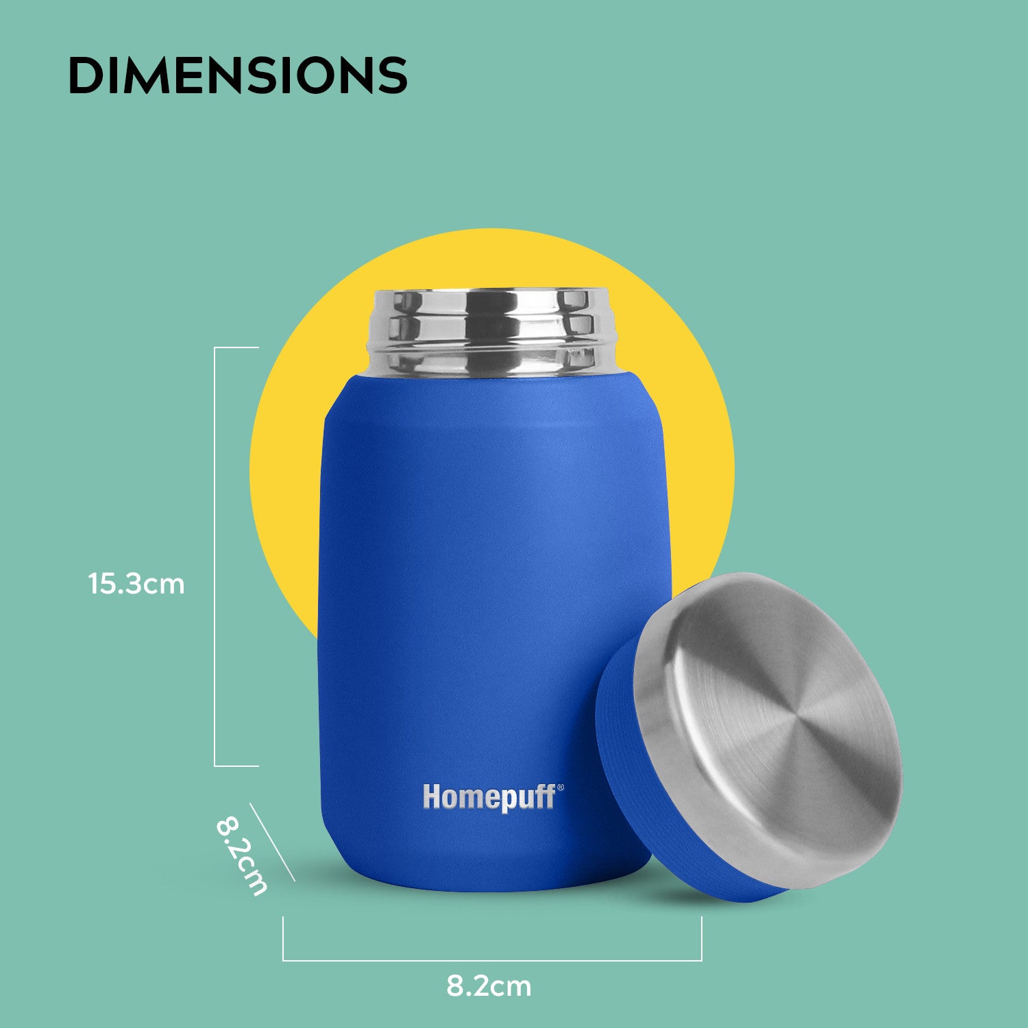 Food Jar - 350-GRY
