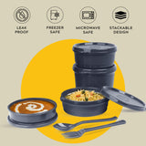 Steel Lunch Box, Set of 4