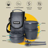 Steel Lunch Box, Set of 4
