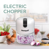Electric Chopper 250 ML - 3 Blades- White