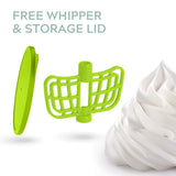 Chopper with whipper and lid