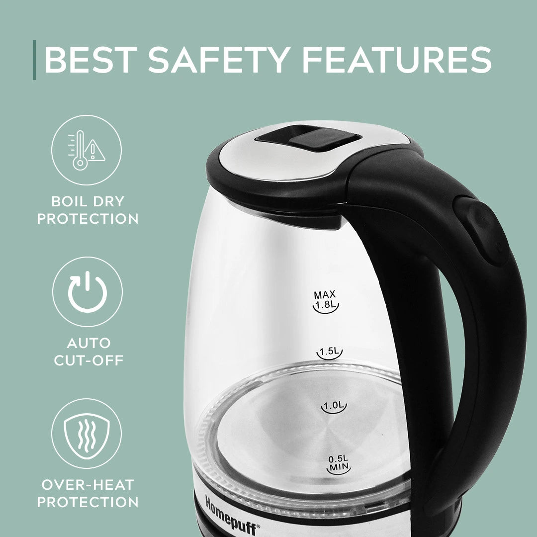glass kettle for gas stove
