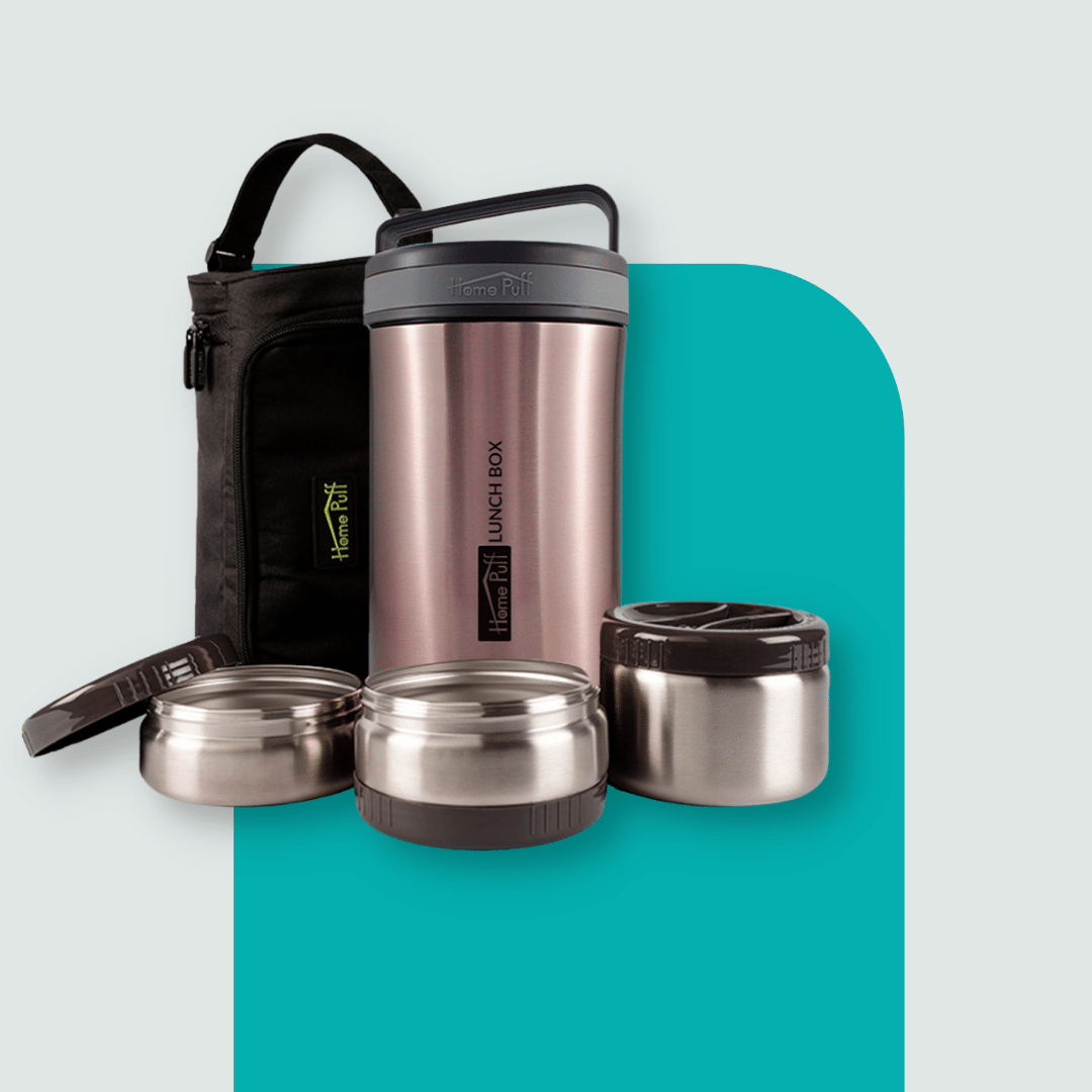 lunch box set with bag