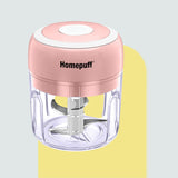 Electric Chopper 250 ML - 3 Blades- Pink