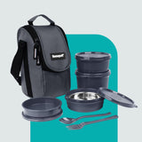 Steel Lunch Box, Set of 4