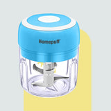 Electric Chopper 250 ML - 3 Blades- Blue