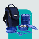 Steel Lunch Box, Set of 4