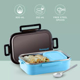 kids lunch box with spoon