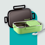 Kids Lunch Box, 800ML - GREEN