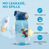 Rio Kids Water Bottle, 550ml, Blue