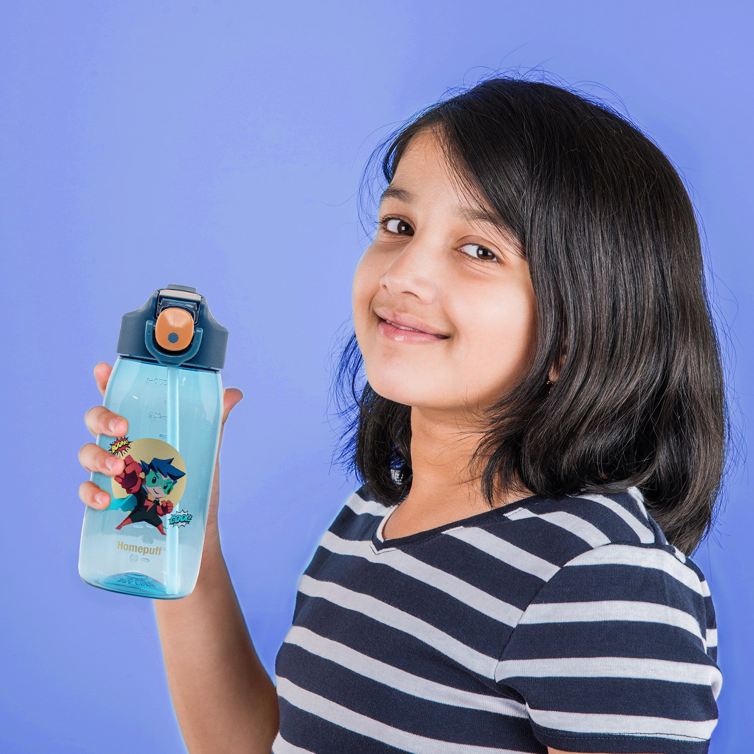 Rio Kids Water Bottle, 550ml, Blue