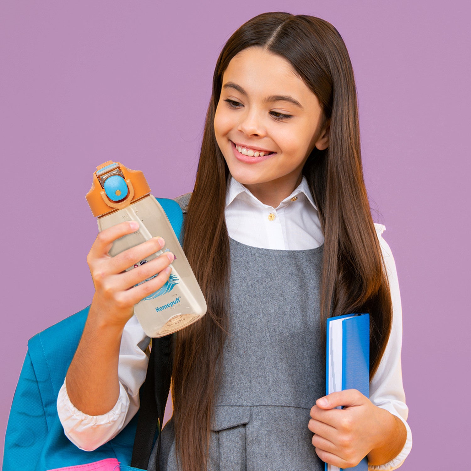 Rio Kids Water Bottle, 550ml, Orange