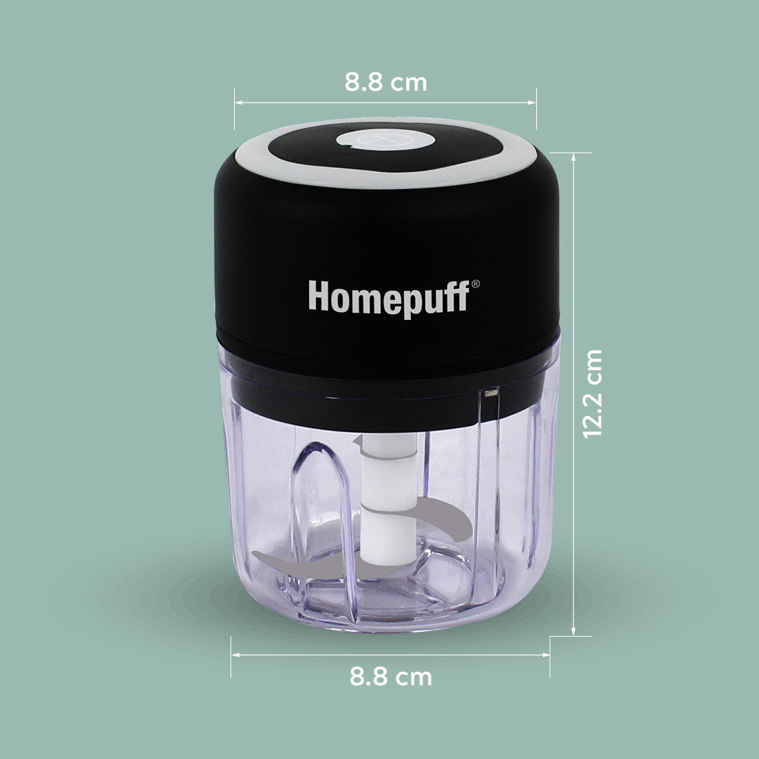 Electric Chopper 250 ML - 3 Blades- Black