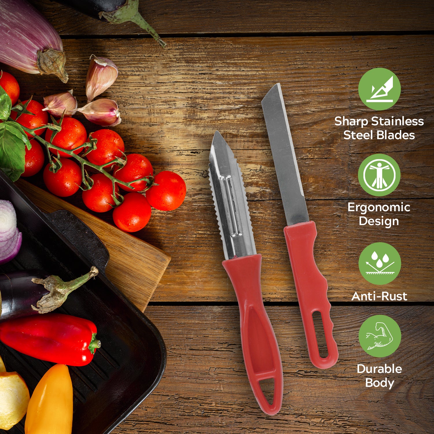 Stove Lighter + Knife + Peeler