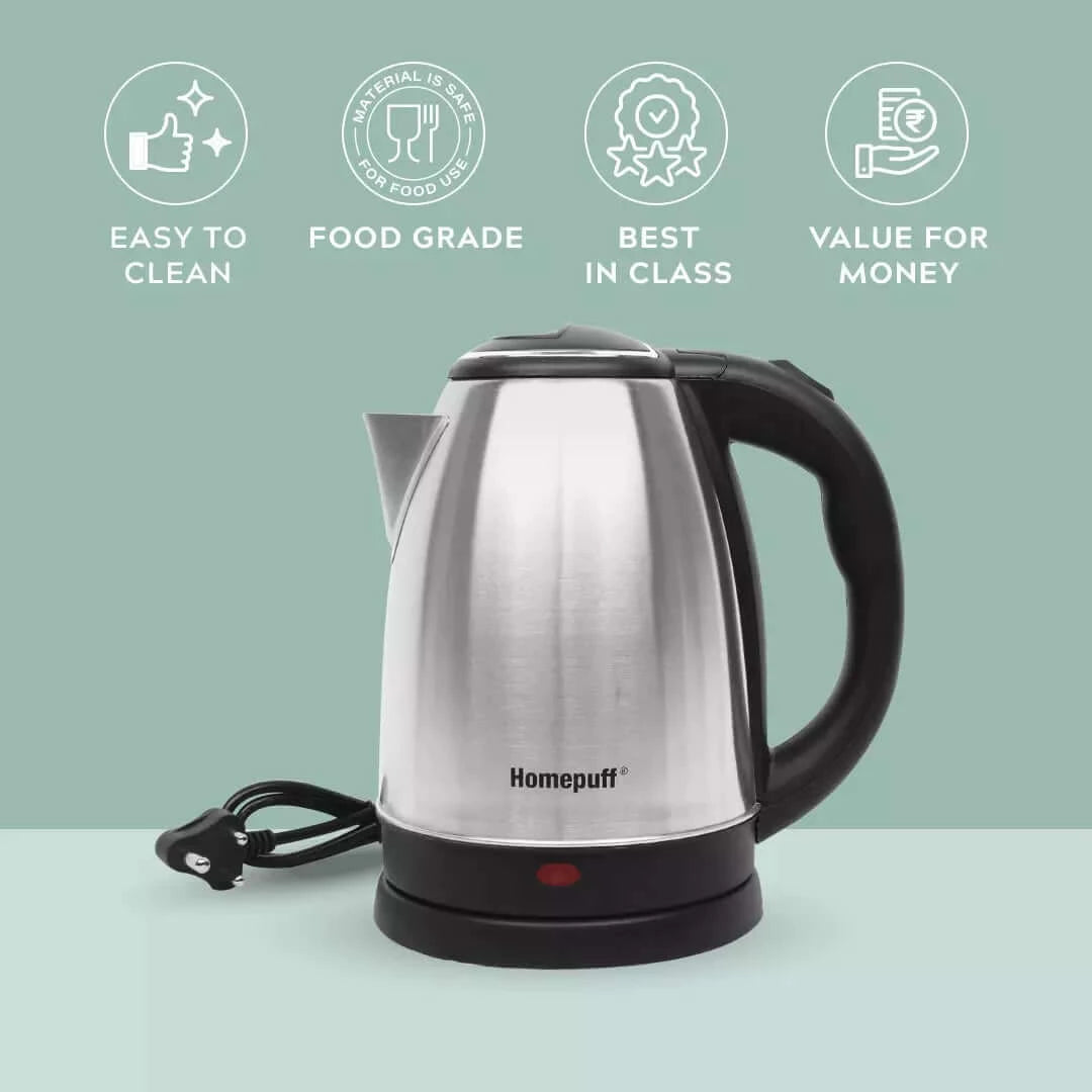 Easy to clean Steel Kettle
