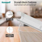 Homepuff Organize your kitchen with airtight BPA-free food storage jars. 1100ml containers, stackable design, clear body & dishwasher safe. Set of 6