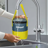 Home Puff Borosilicate Glass Lunch Box with Lunch Bag, Snap Lock, Airvent, Airtight, Leakproof Lid | Glass Lunch Box