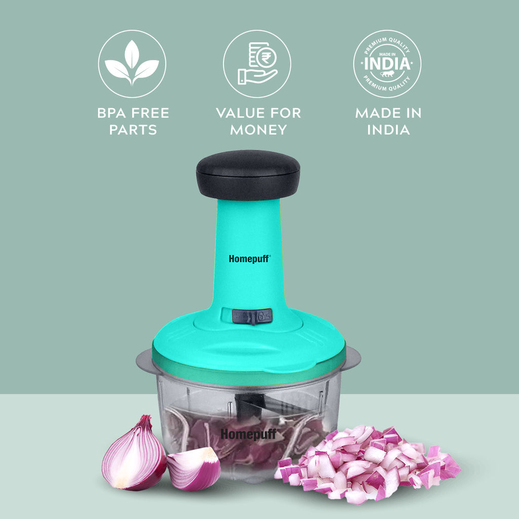 Hand Push Chopper 550 ML | 3 Blades Kitchen Chopper