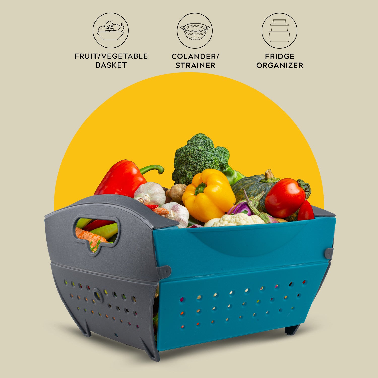 Collapsible Fruits & Vegetable Basket