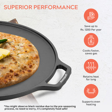 Buy Premium Cast Iron Dosa Tawa Online at Best Price in India