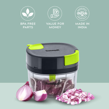 Plastic Compact Vegetable Chopper (500 ML)