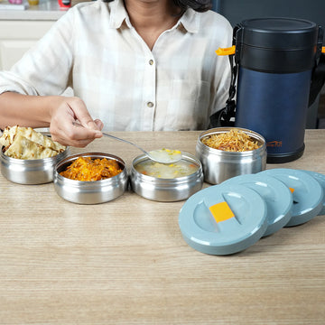 Stainless Steel Insulated Lunch Box Exporter Supplier from Mumbai India